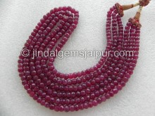 Ruby Far Faceted Roundelle